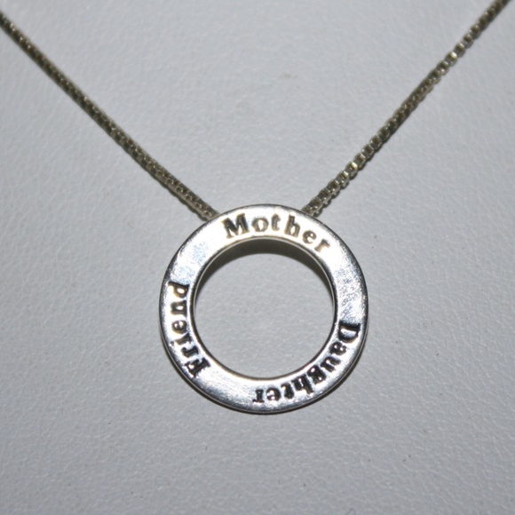 sterling Jewelry - Sterling silver MOTHER FRIEND DAUGHTER NECKLACE